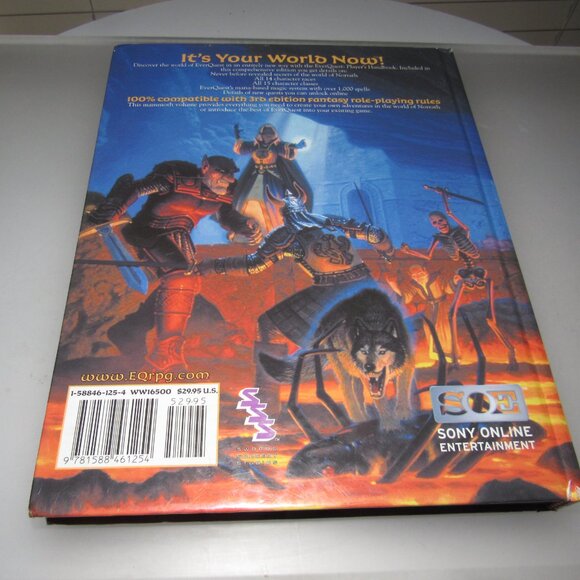 EverQuest RPG Player’s Handbook | Sword & Sorcery Studio | Vintage Fantasy Art - Picture 3 of 3